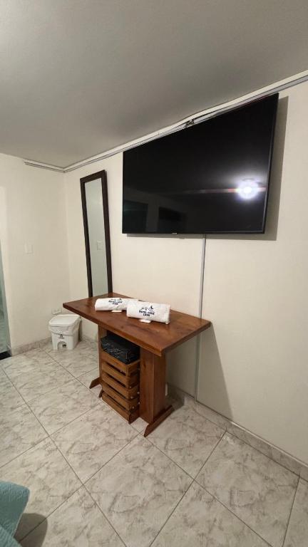 TV a/nebo společenská místnost v ubytování Hotel Casa Luna