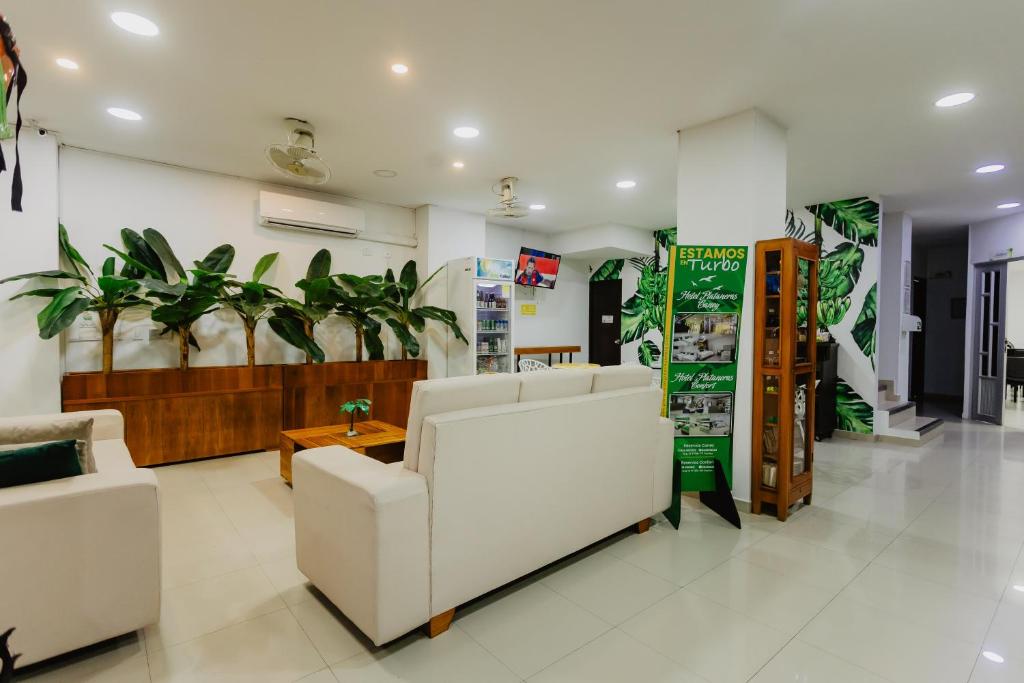 Vstupní hala nebo recepce v ubytování Hotel Plataneras Plaza