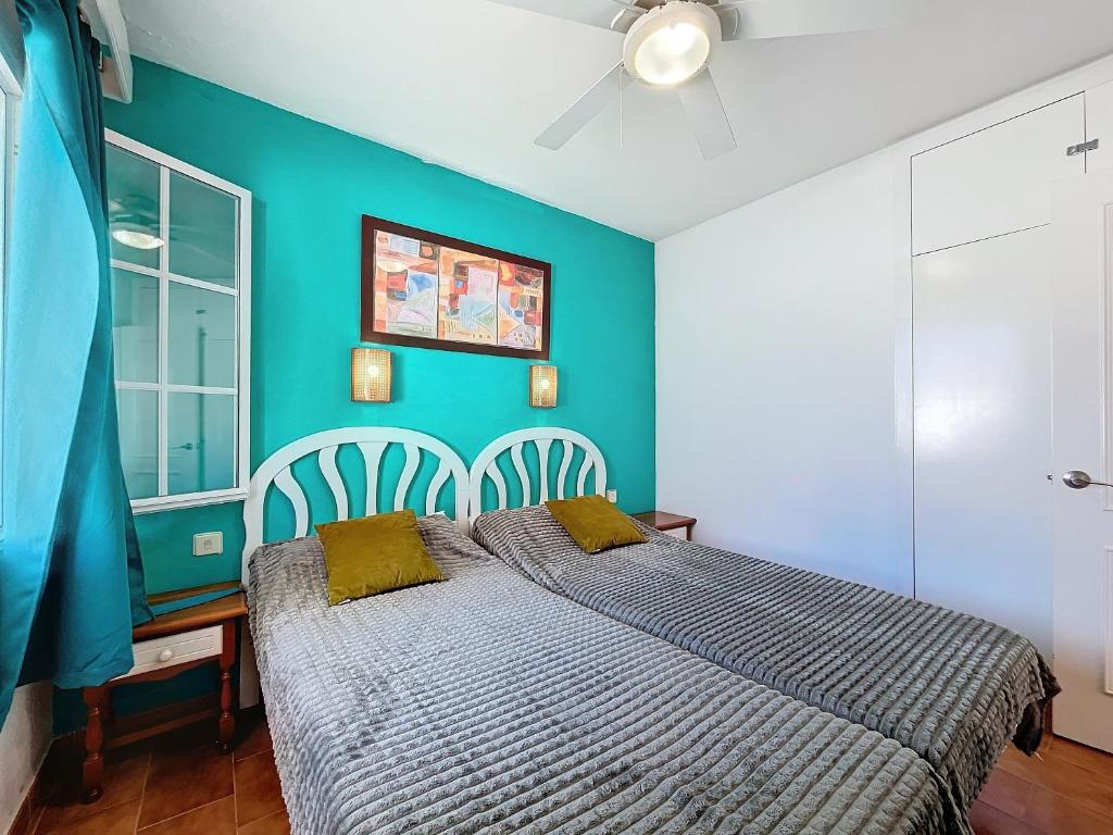 Postel nebo postele na pokoji v ubytování Apartamento 319 Castel Sol CB