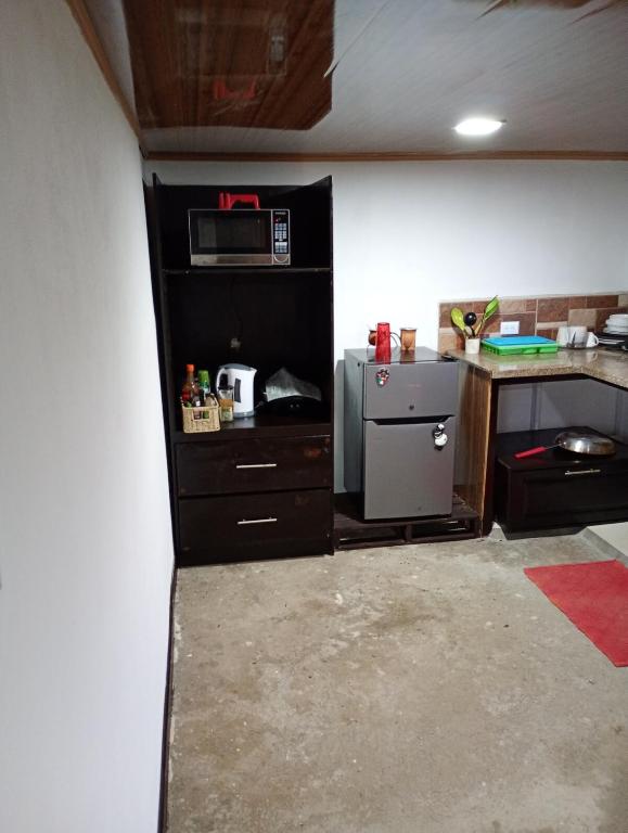 Kuchyň nebo kuchyňský kout v ubytování Marcana Occidente