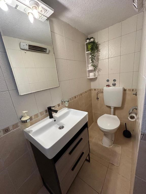 Koupelna v ubytování Apartments with parking spaces Rukavac, Vis - 8897