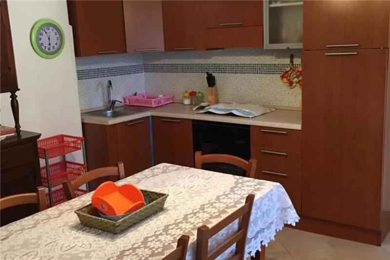 Kuchyň nebo kuchyňský kout v ubytování Apartments in Tanaunella 53782