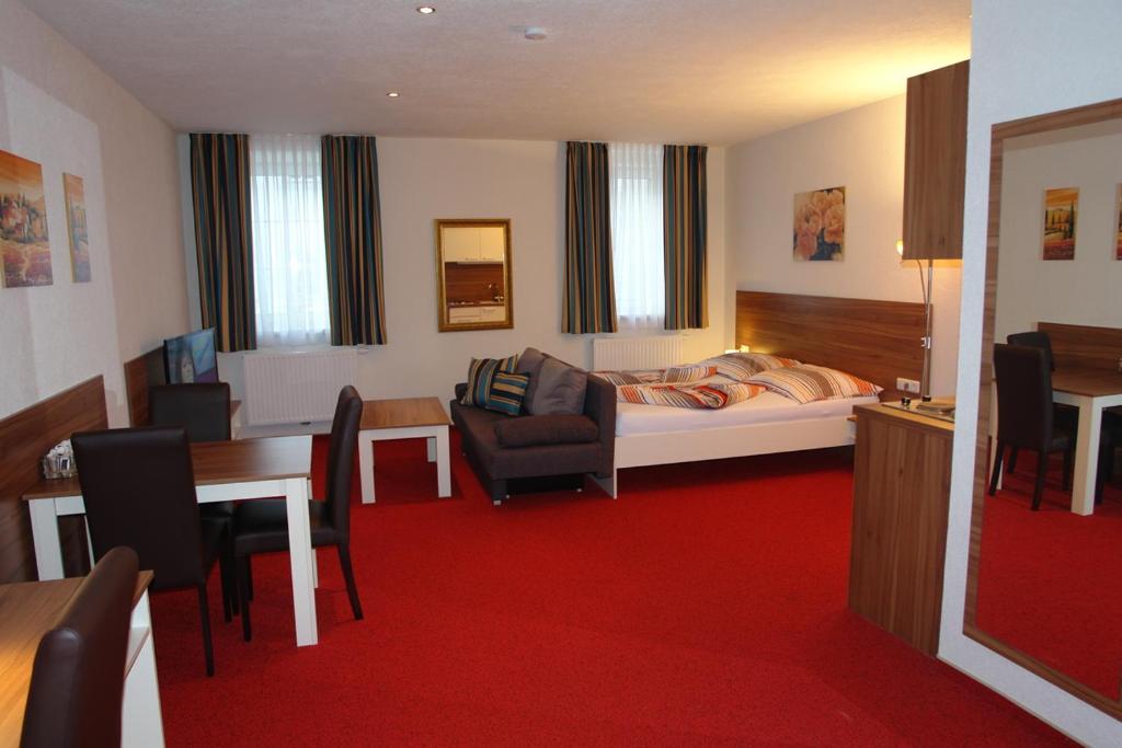 Posteľ alebo postele v izbe v ubytovaní Hotel Garni Daniela Urich