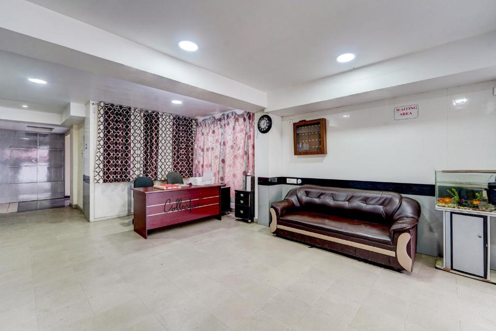 Posezení v ubytování Super Hotel O G Silver Ashok Nagar