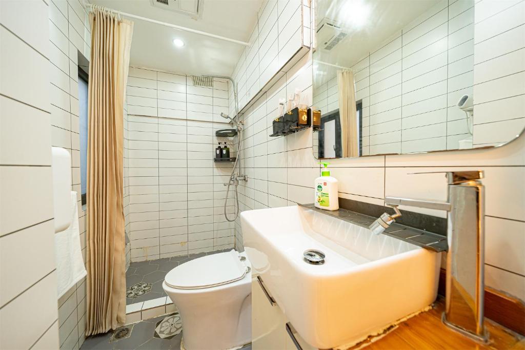 Koupelna v ubytování 柃居 B&B - IAPM Branch