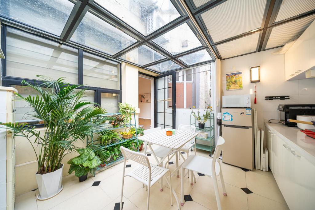 Kuchyň nebo kuchyňský kout v ubytování 柃居 B&B - IAPM Branch