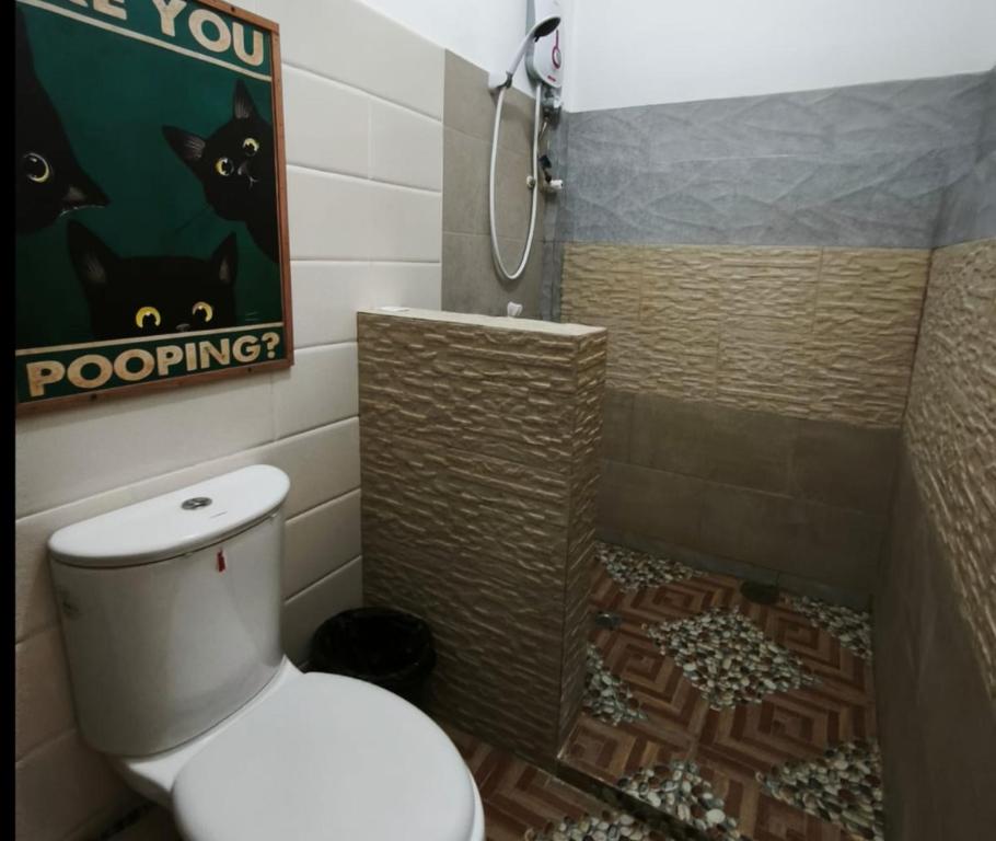 Koupelna v ubytování Eyy Hostel Panglao