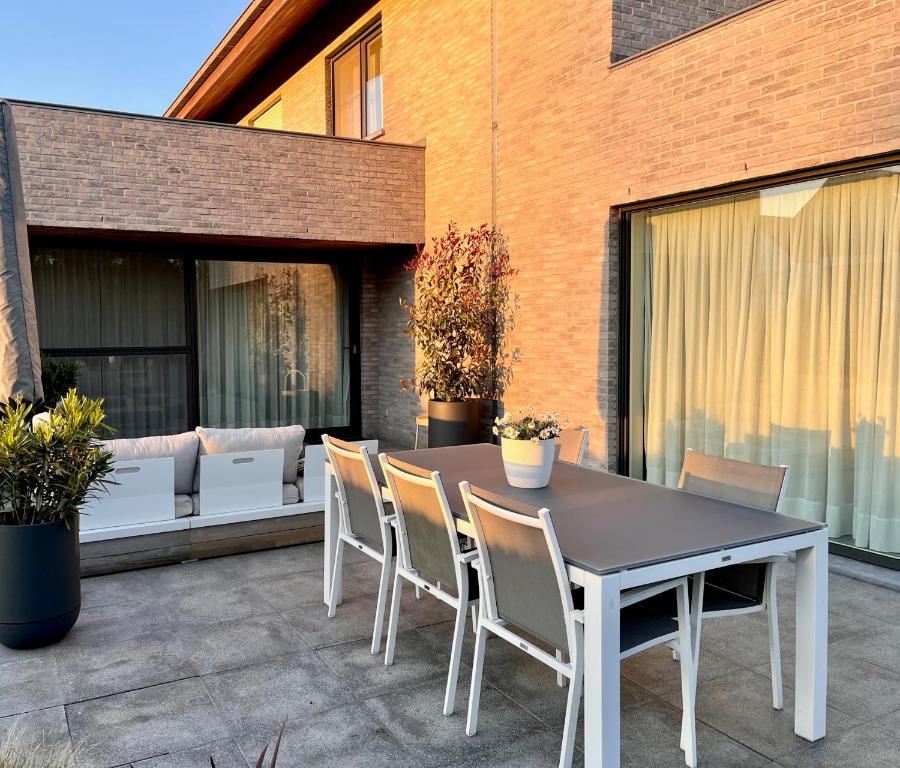 Posezení v ubytování vakantiewoning Baaltje
