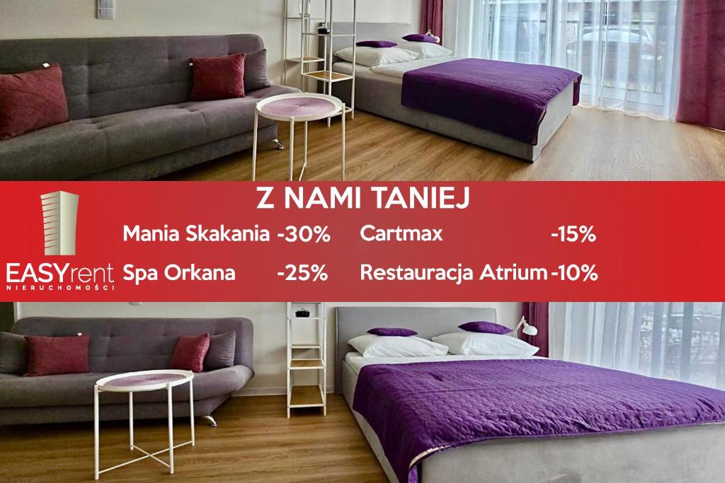 Ένα ή περισσότερα κρεβάτια σε δωμάτιο στο EASY RENT Apartments - Business Center 101, Free Parking, 24h Check-in
