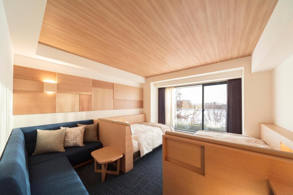 Posezení v ubytování Izumigo AMBIENT Tateshina Hotel