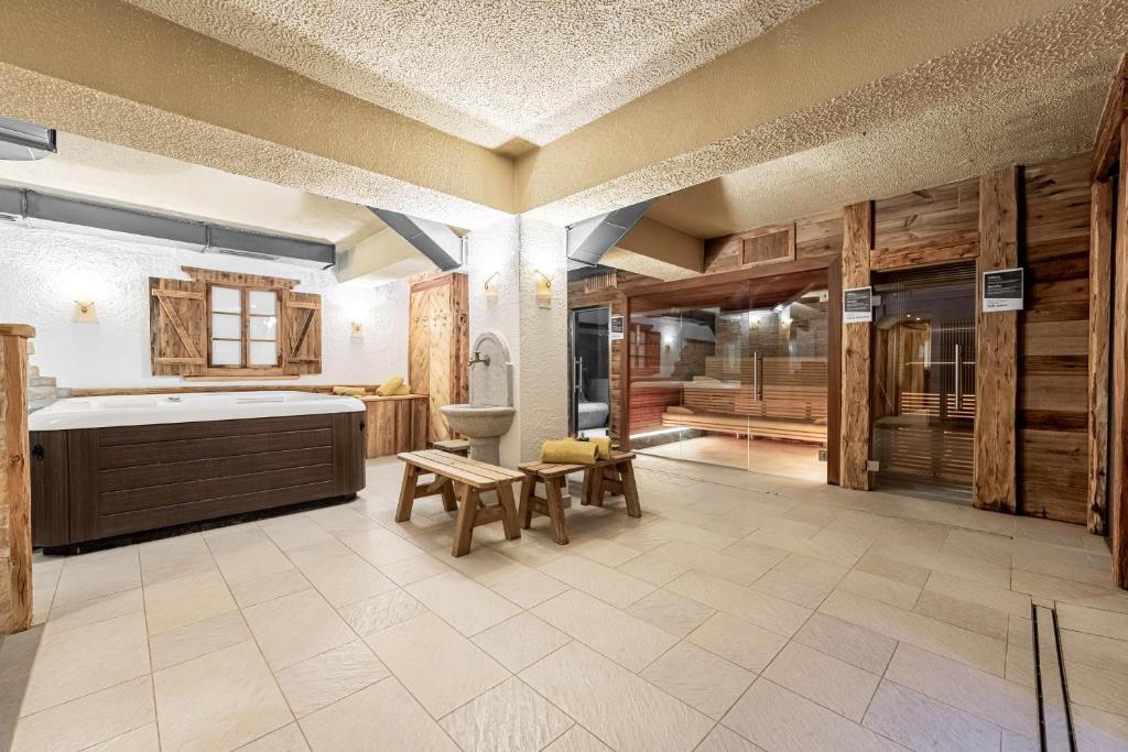 Posedenie v ubytovaní Hotel Dolomiti Schloss