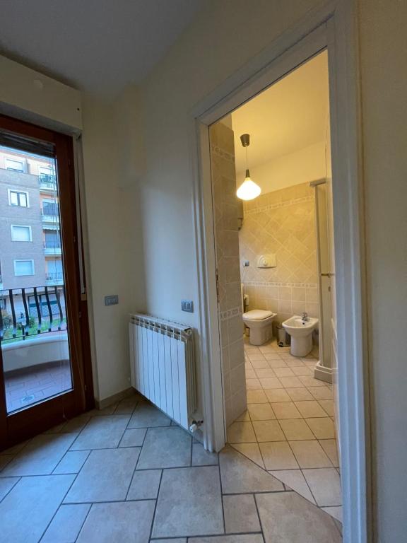 Koupelna v ubytování Studio Sole e Residenza Luna Assisi