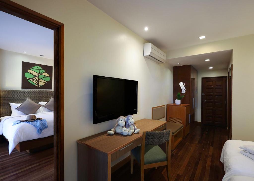 TV a/nebo společenská místnost v ubytování Berjaya Langkawi Resort