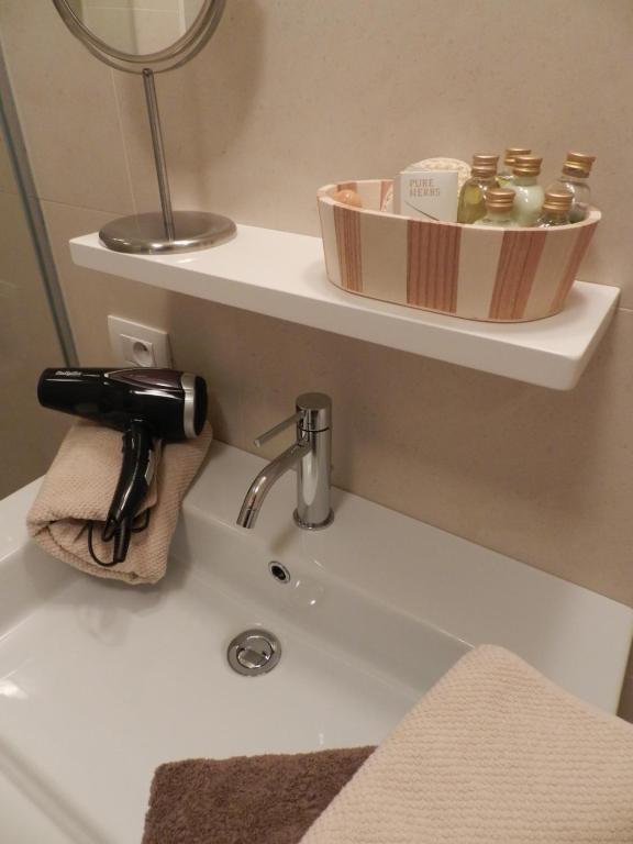 Koupelna v ubytování B&B De Swaenhoeck