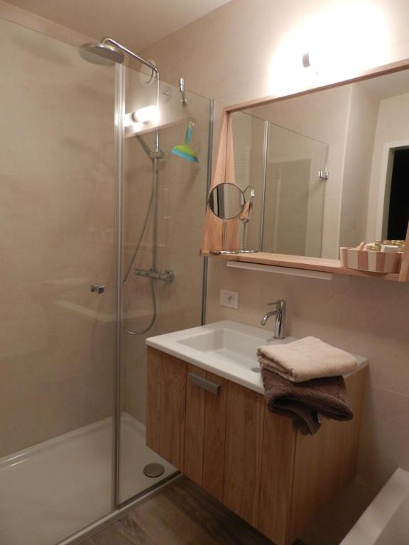 Koupelna v ubytování B&B De Swaenhoeck