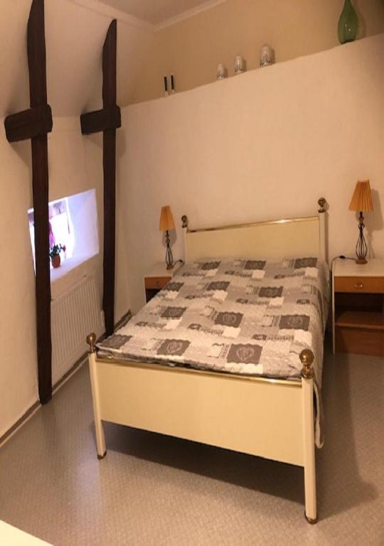 Postel nebo postele na pokoji v ubytování Träkumla boende