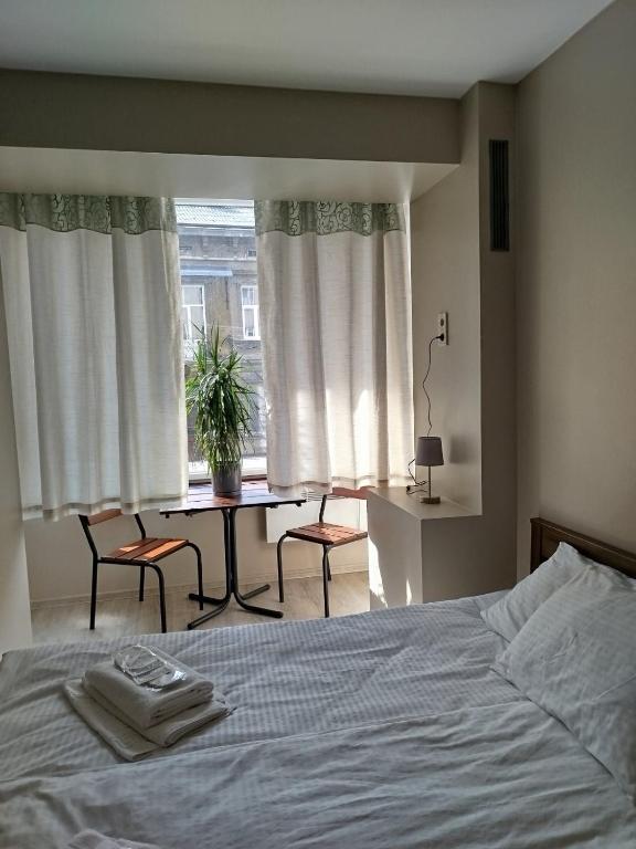Postel nebo postele na pokoji v ubytování Lion hill