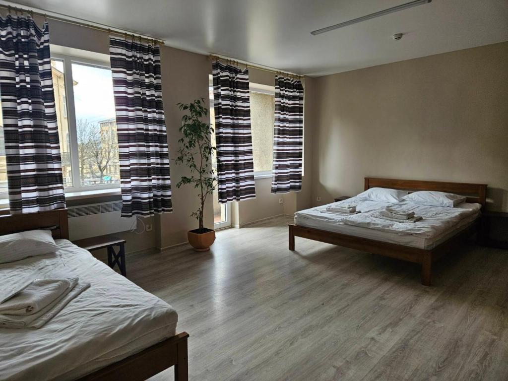 Postel nebo postele na pokoji v ubytování Lion hill