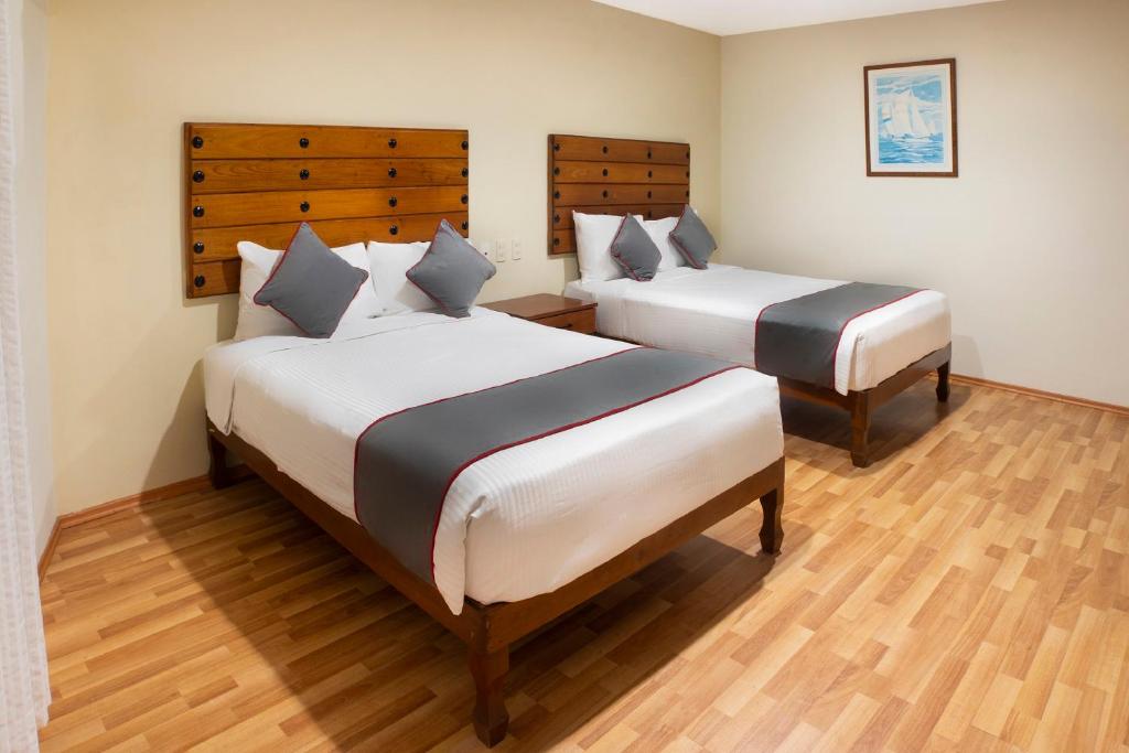 Collection O Hotel Mocambo, Boca del Río - 海景豪华房 两张床