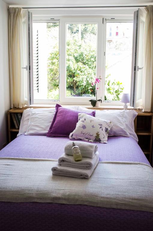 Postel nebo postele na pokoji v ubytování Villa Apollo B&B