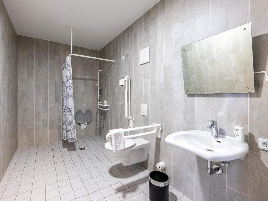 Koupelna v ubytování B&B Hotel Schweinfurt-City