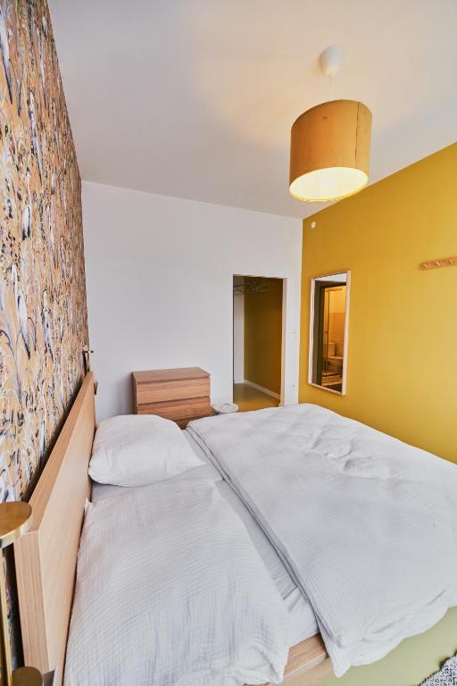 Postel nebo postele na pokoji v ubytování Hostel Prazacka