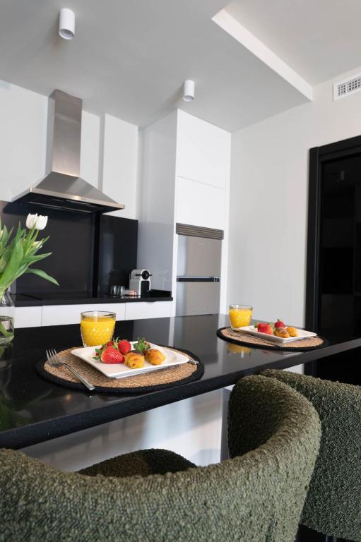 Kuchyň nebo kuchyňský kout v ubytování My Suite Madrid