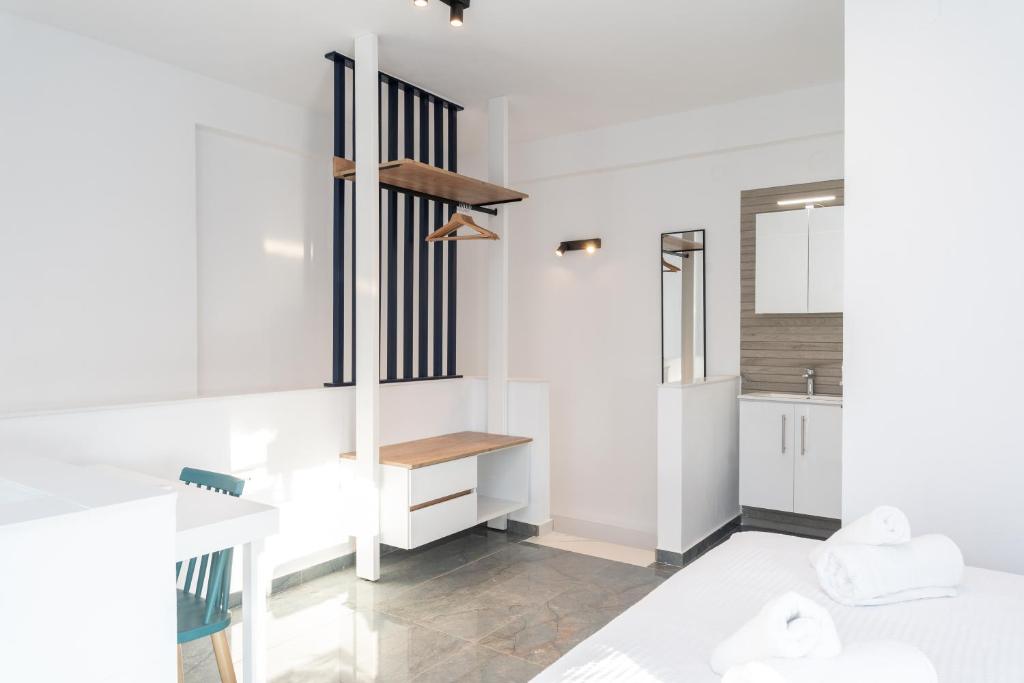 Koupelna v ubytování Nefeli & Nefeli Luxury Residential Complexes