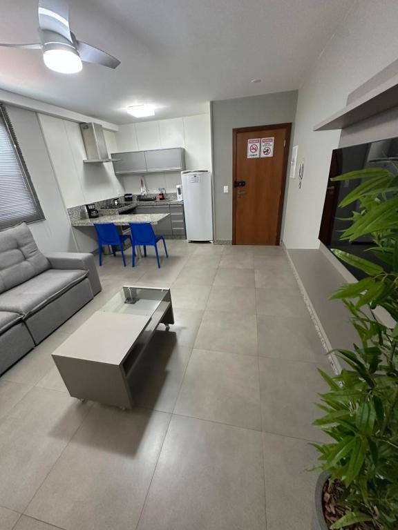 Кухня или мини-кухня в Apartamento Aeroporto
