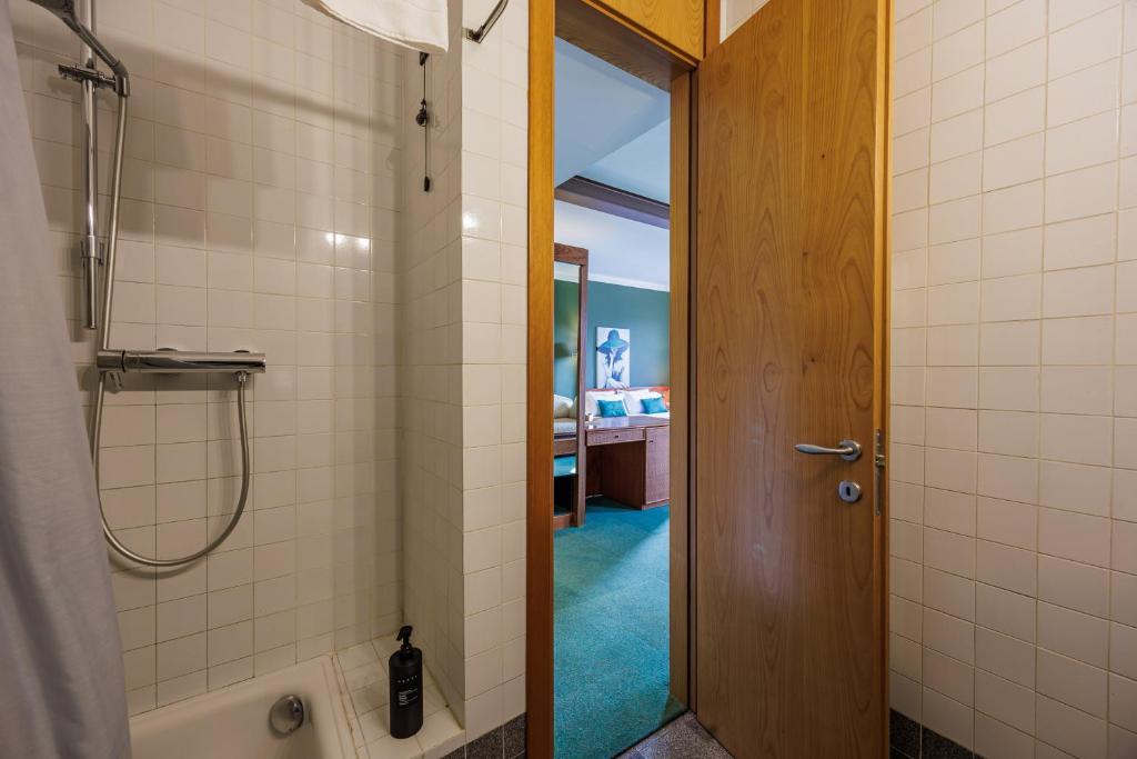Koupelna v ubytování Hotel alla Grotta