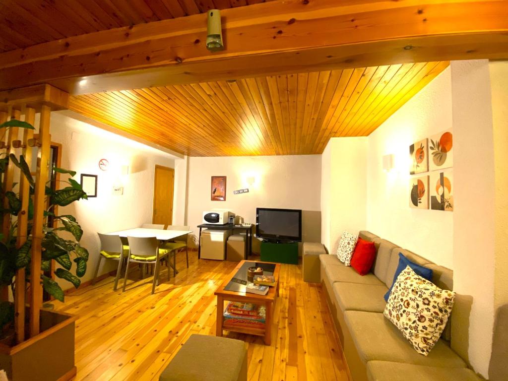 Posezení v ubytování Hostal Estació