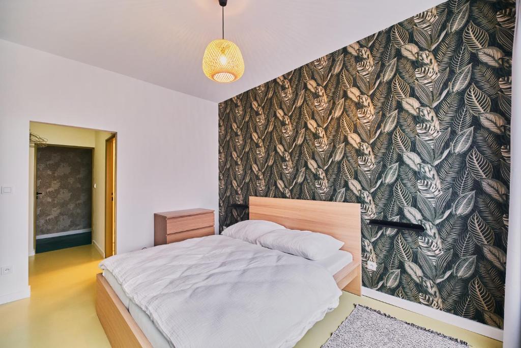 Postel nebo postele na pokoji v ubytování Hostel Prazacka