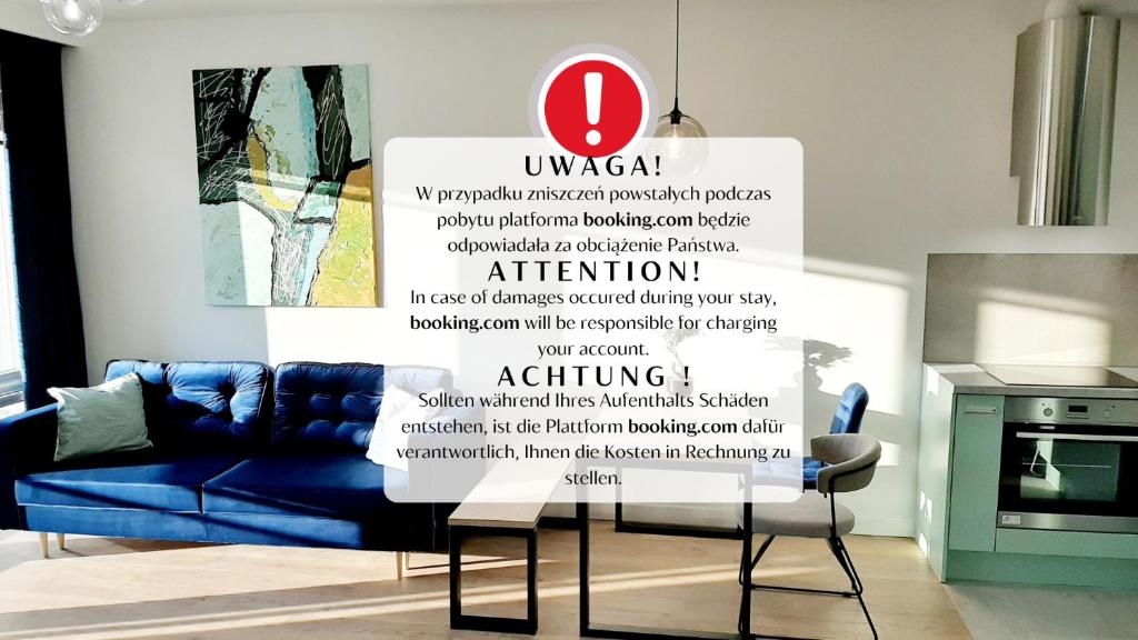 Certifikát, ocenenie alebo iný dokument vystavený v ubytovaní Jacuzzi Apartamenty Gdańsk - RELAX Apartments