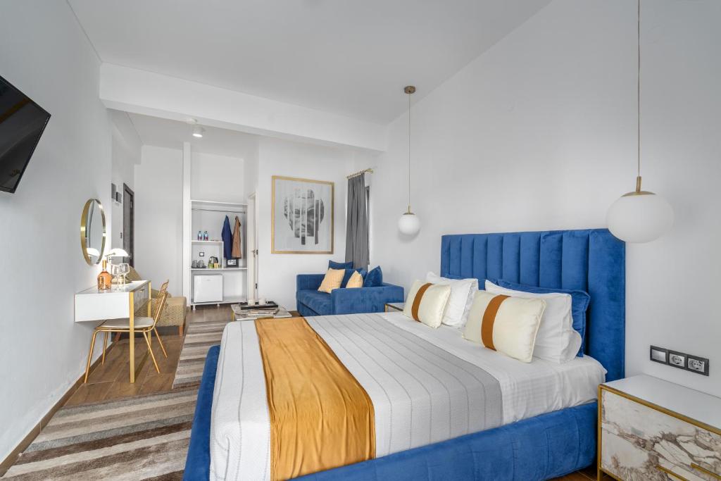 Postel nebo postele na pokoji v ubytování MR P. Boutique Residence