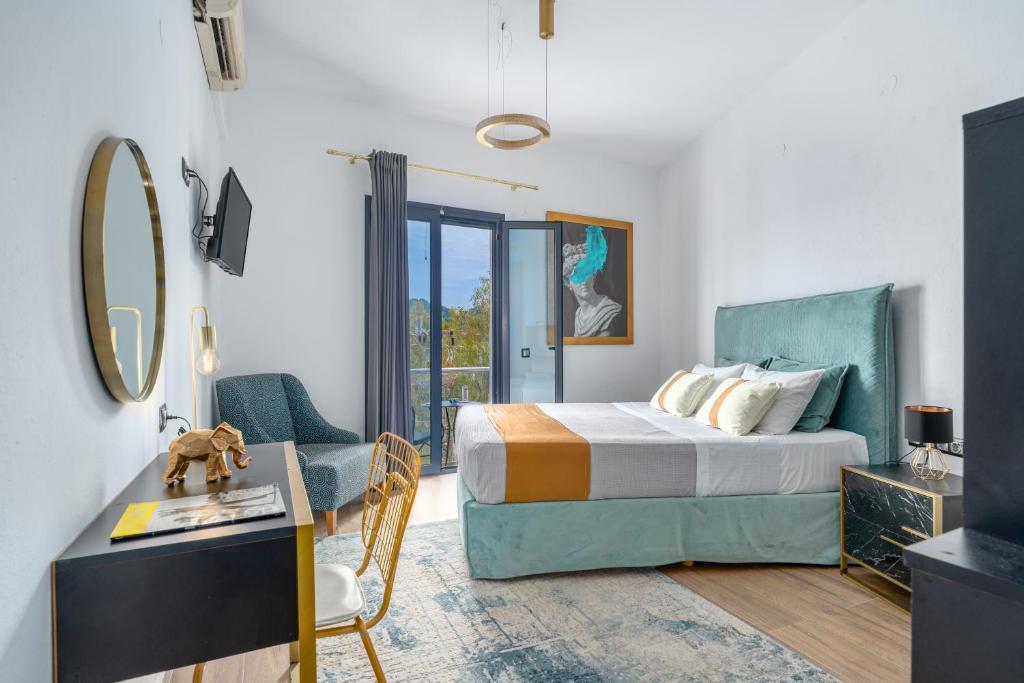 Postel nebo postele na pokoji v ubytování MR P. Boutique Residence