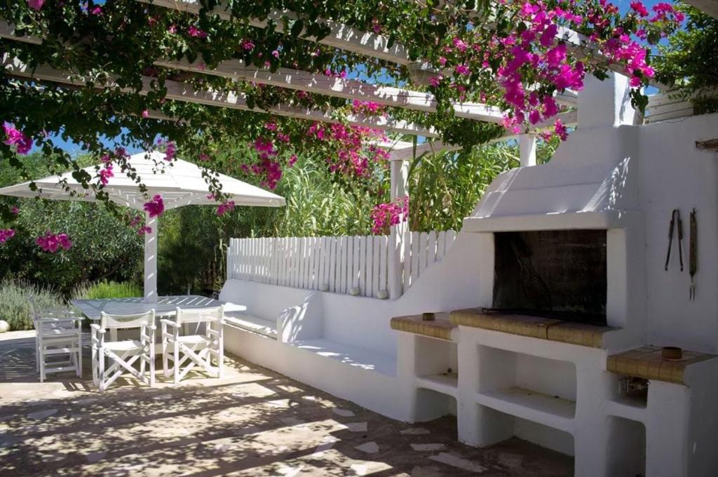 Vonkajšia záhrada v ubytovaní Villa Joy in Ampelas Paros
