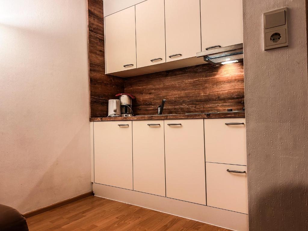 Kuchyň nebo kuchyňský kout v ubytování Apart Solaria - Wohnungen in Au-Schoppernau