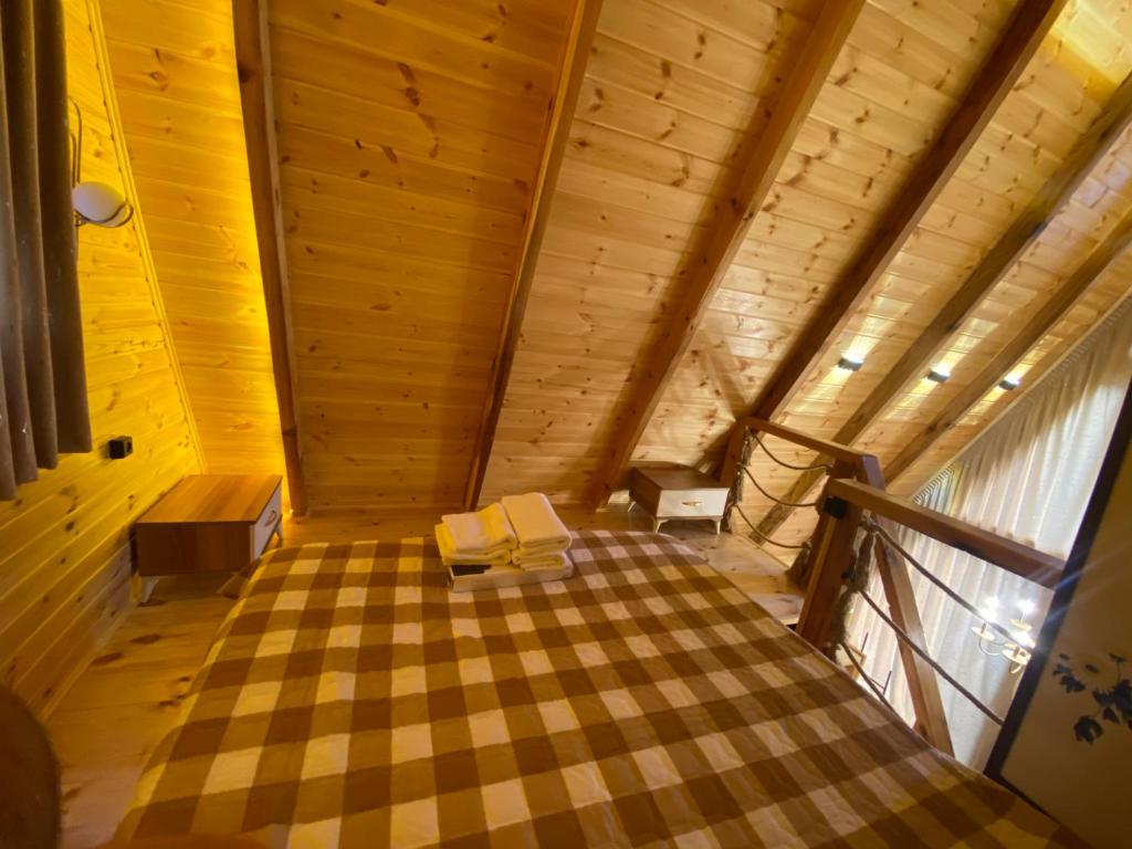 Postel nebo postele na pokoji v ubytování Bondo'S Cottage