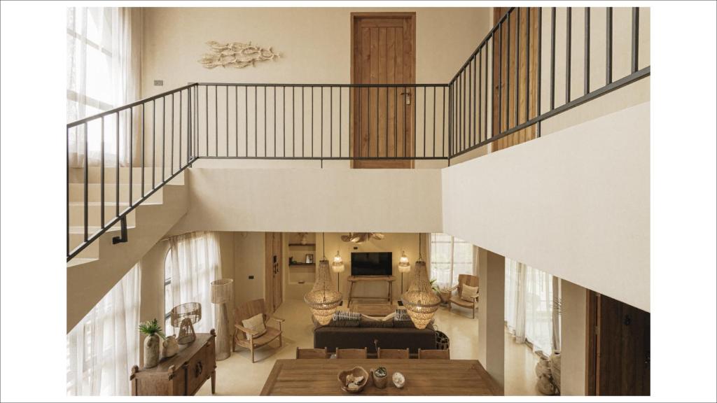 Χώρος καθιστικού στο Pawa Villas 1 Khaolak