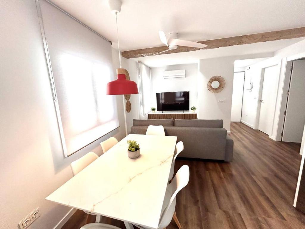TV a/nebo společenská místnost v ubytování Doctor Fleming - Más que apartamentos Lujo