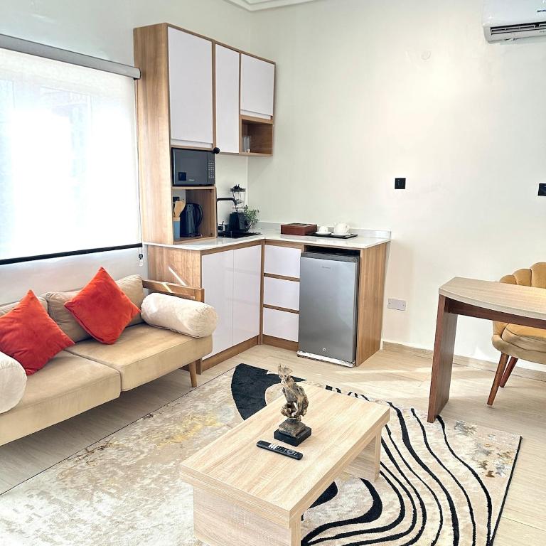 Kuchyň nebo kuchyňský kout v ubytování Cozy Cove Residence