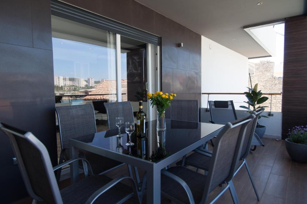 Ein Balkon oder eine Terrasse in der Unterkunft Basic Mansion Mandalina
