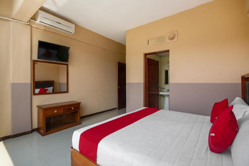Postel nebo postele na pokoji v ubytování OYO Hotel Totonacapan, Papantla