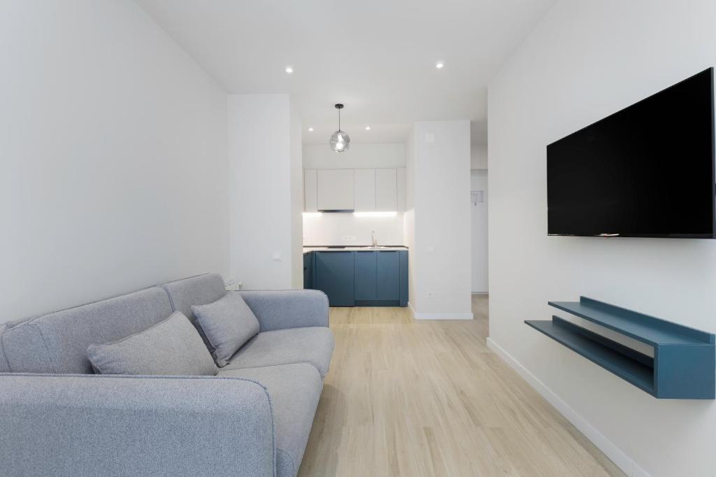 TV a/nebo společenská místnost v ubytování Next Apartments OFFICIAL