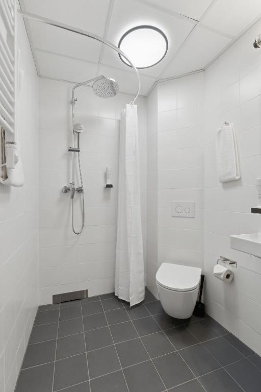 Koupelna v ubytování Easy Stay