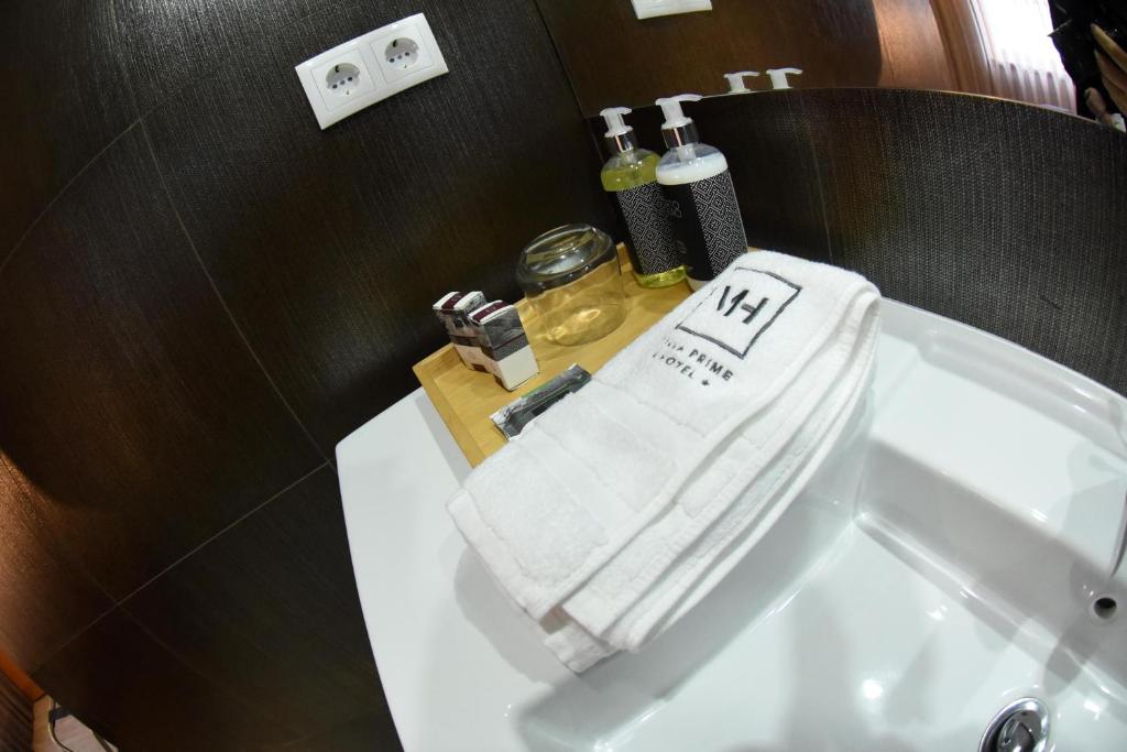 Koupelna v ubytování Villa Prime Hotel