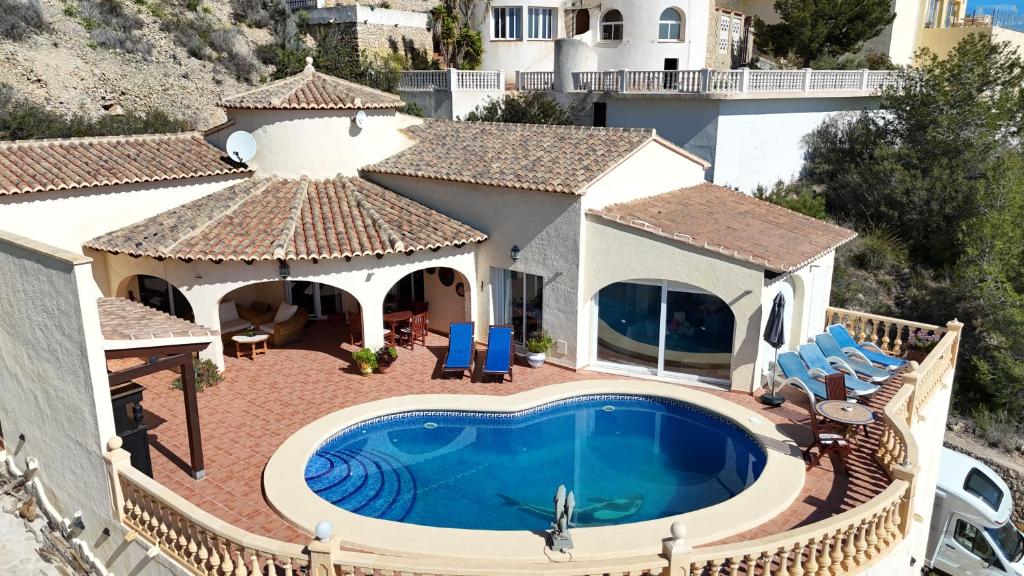 Kolam renang di atau dekat dengan CASA BELLE VUE sea view & private pool