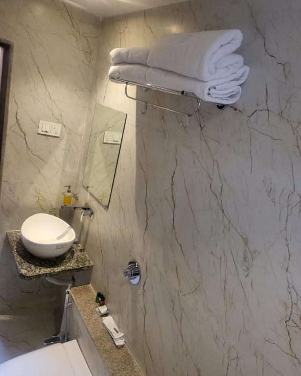 Koupelna v ubytování Hotel Sai D-lax