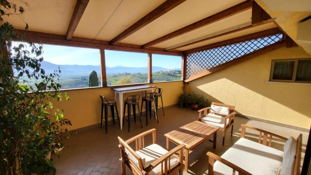 Nespecifikovaný výhled na hory nebo výhled na hory při pohledu z bed and breakfast