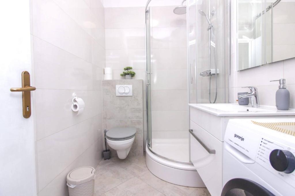 Kúpeľňa v ubytovaní Pool house LUKA